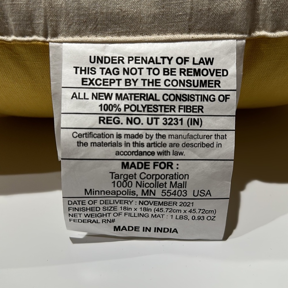 COPY - 🌸NEW 🐣 Easter  THRESHOLD Decorative Pillow 18in x 18in. - Picture 6 of 15